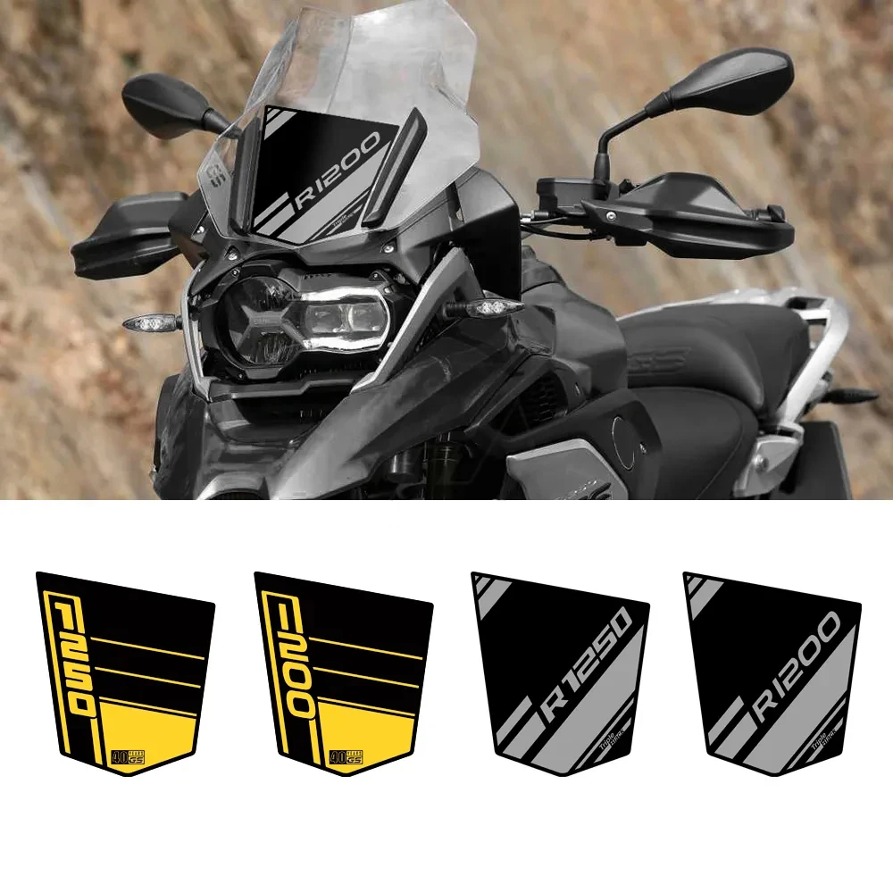 Voor Bmw R1200gs R1200 Gs & R1250 Gs R1250 Gs Adv 2013-2021 Motorfiets Voorkuip Sticker Case 40 Jaar Stickers