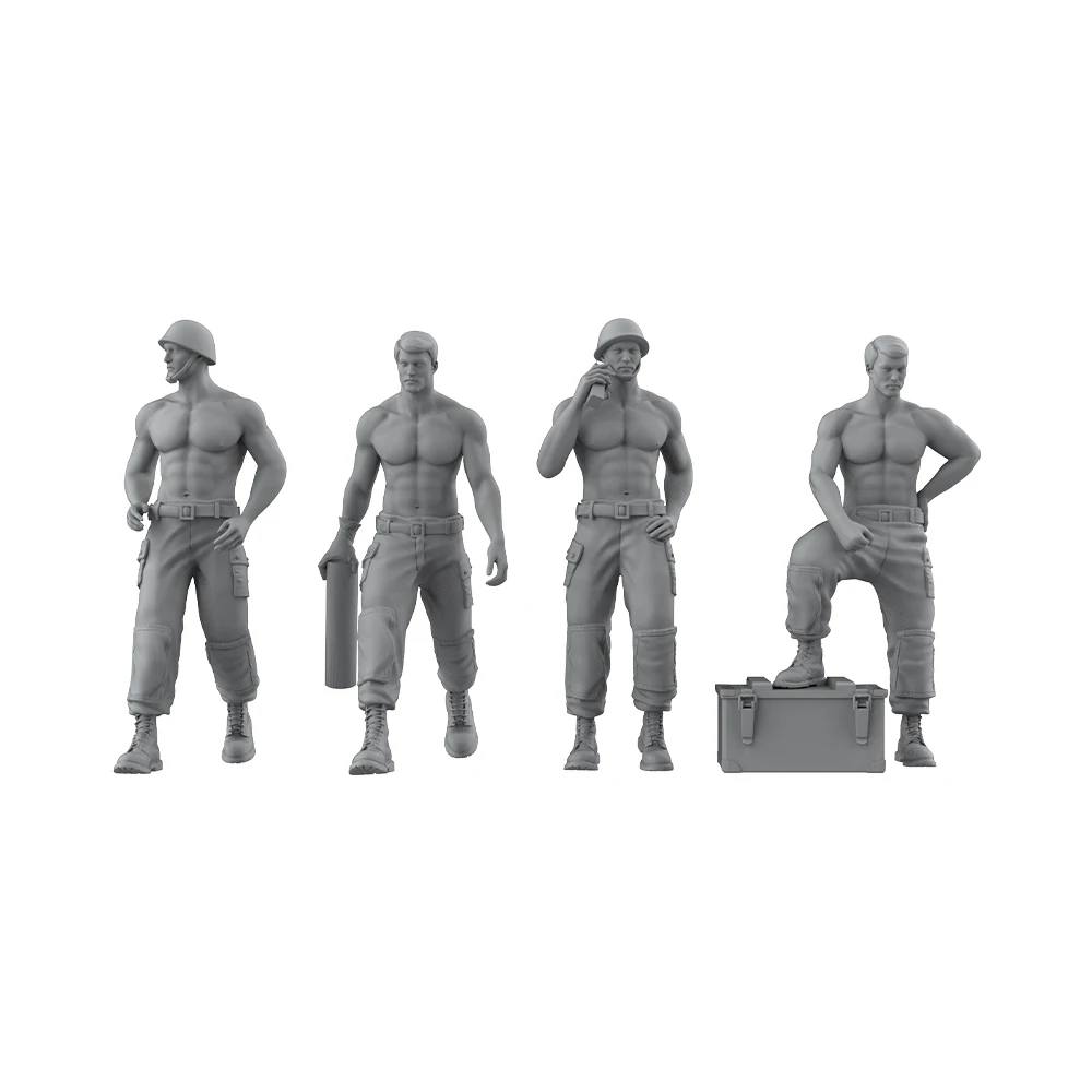 SSMODEL SSTR72924 1/72 Model Upgrade Parts Movie Scene Soldiers