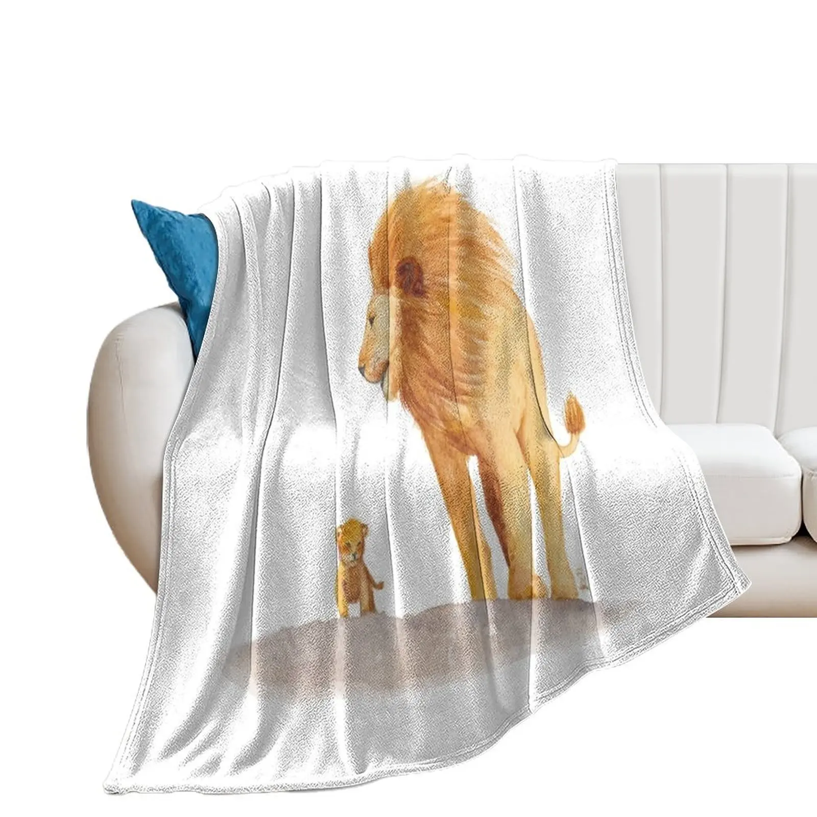 Narnia Aslan Nursery Art Throw Blanket Blankets Sofas Of Decoration Decorative Sofa Warm Cute Blankets