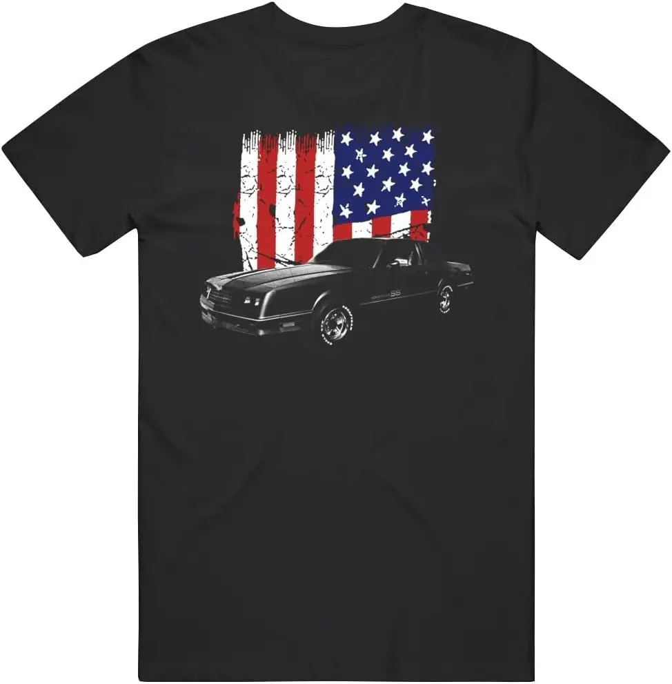 1984 Monte Carlo Ss Front Three Quarter View with Us Flag T Shirt