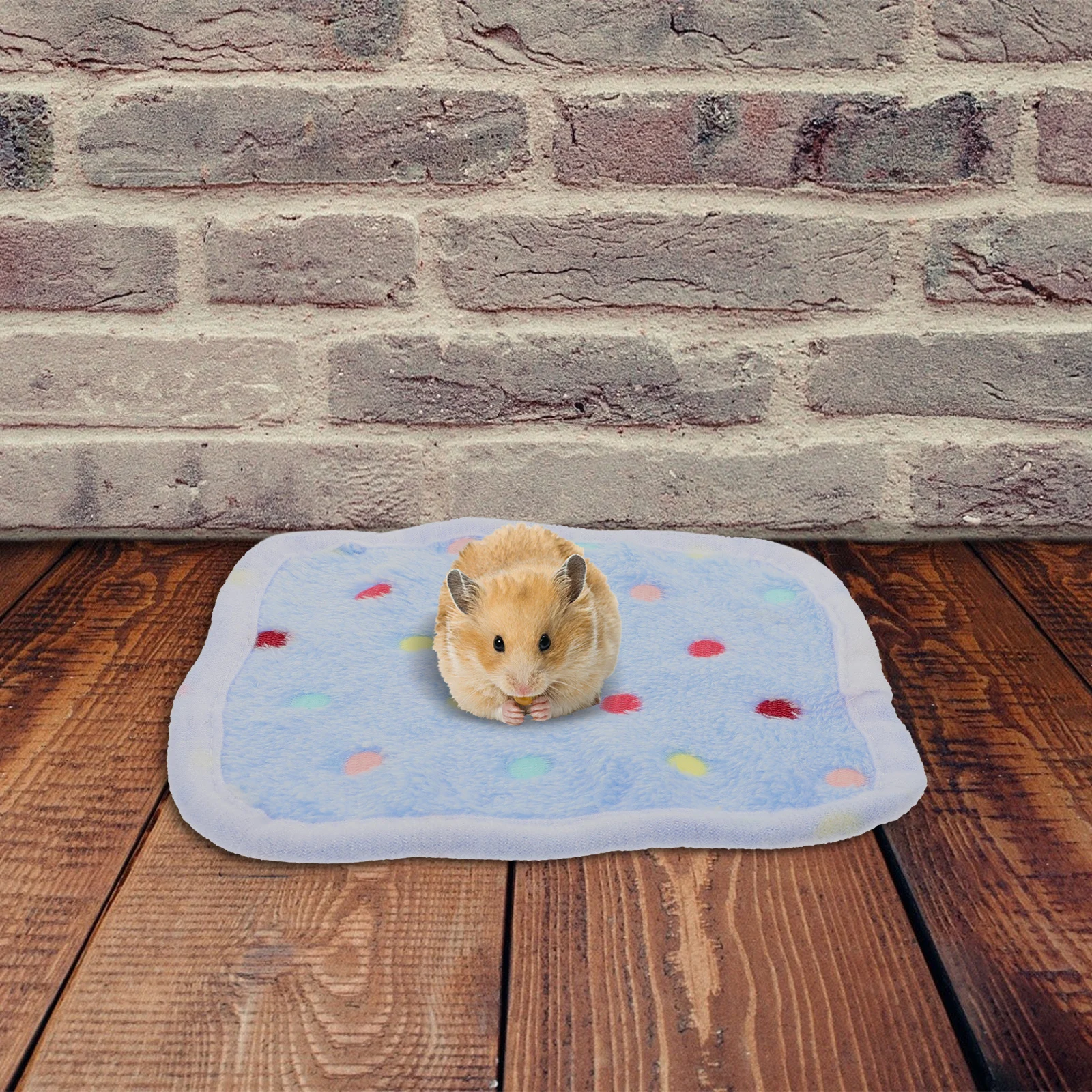 

6Pcs Household Pet Sleep Mats Warm Coral Fleece Hamster Cage Liners Small Animal Bed Guinea Pig Rat Ferret Accessory