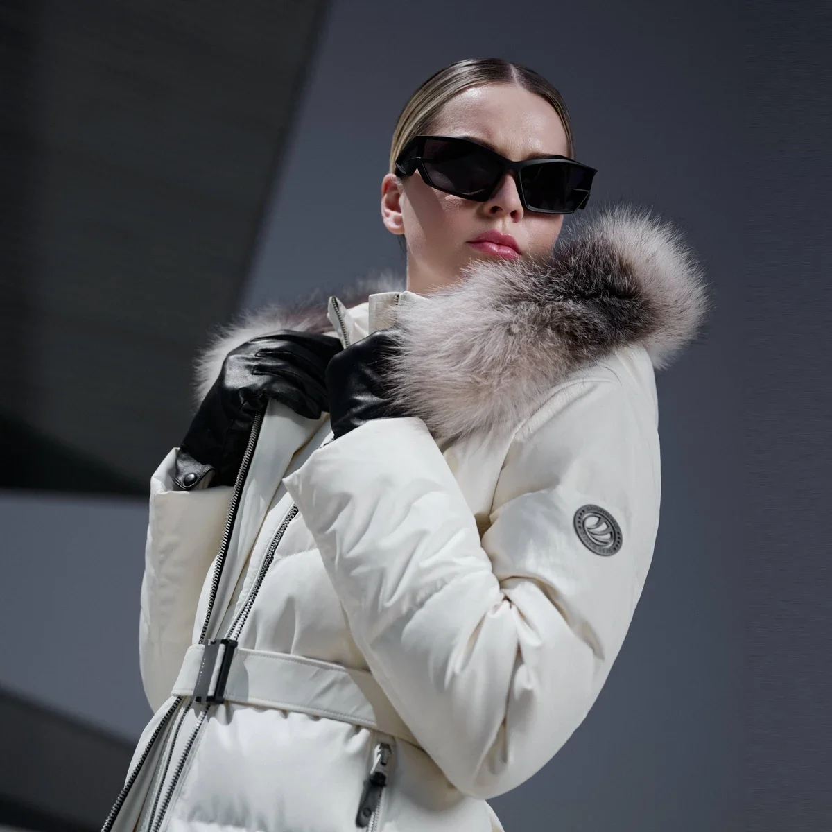 

BOSIDENG зимняя куртка на гусином пуху для женщин, воротник из натурального лисьего меха, водонепроницаемая ветрозащитная куртка высокого качества, зимняя куртка