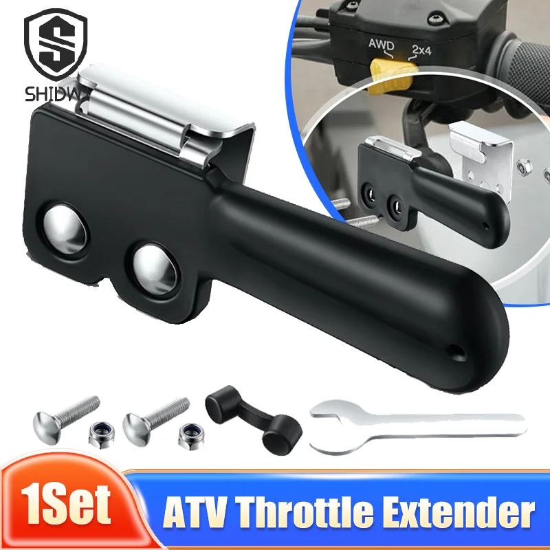 

Throttle Extender Thumb Throttle Master For ATV 2 Piece Clamp For Easy Installation Provides Reliable And Comfortable Control