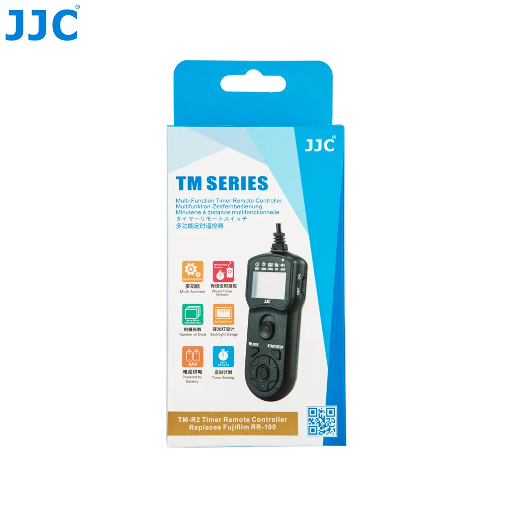 JJC Intervalómetro Temporizador Liberación remota del obturador TM-R2 para Fuji Fujifilm XPRO3 XPRO2 XE3 XE2 XA5 XA10 XH1 GFX 100 GFX 50S