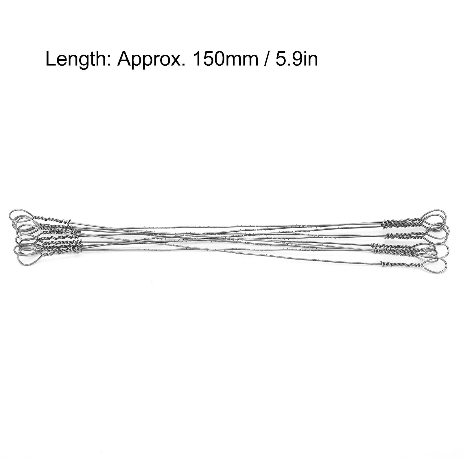 High Carbon Steel Mini Wire Saw Blades Set 150mm 10Pcs Cutting Tool for Woodwork DIY Projects