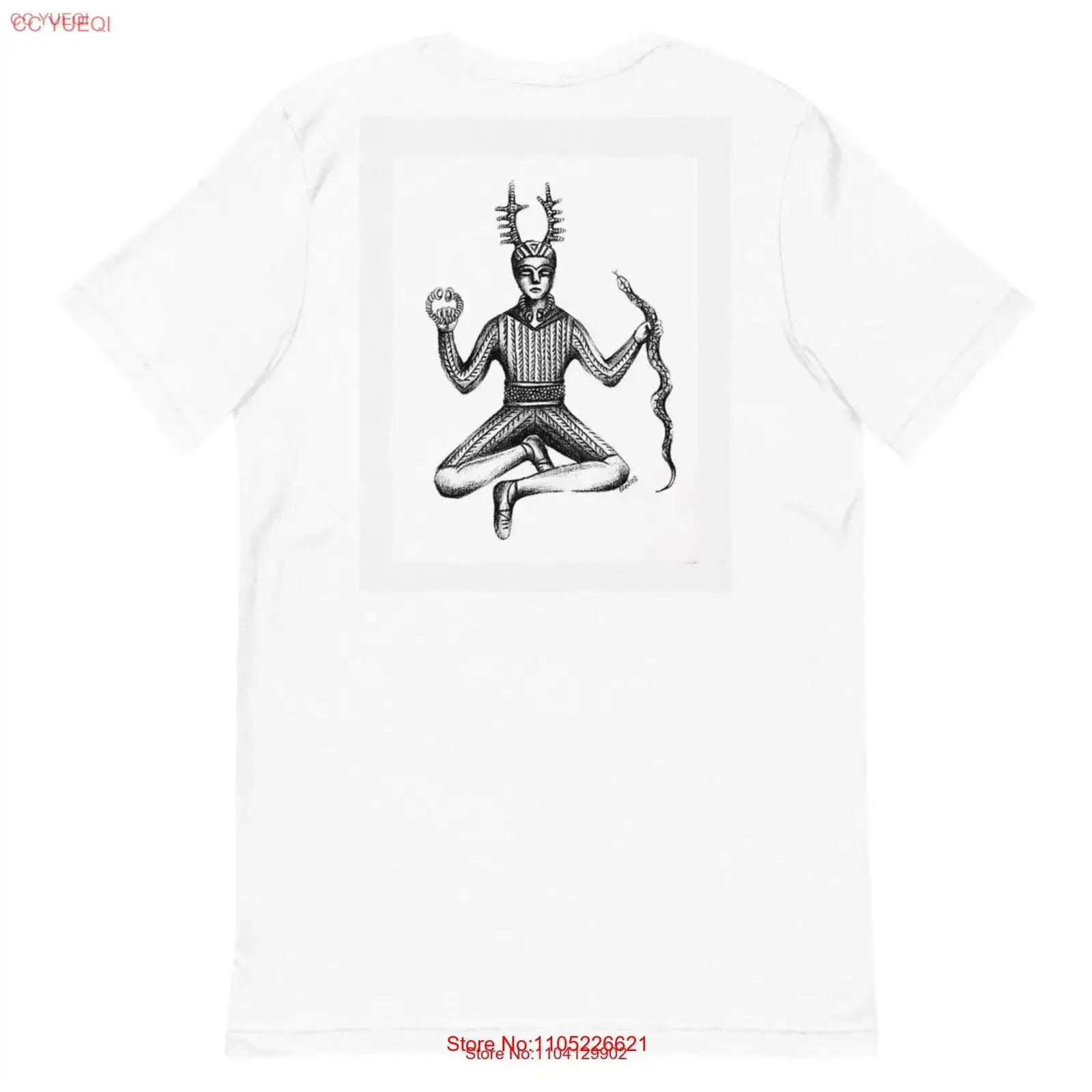 Cernunnos T Shirt Pagan Druid vintage Washed Top For Everyday Wear Stylish Unisex designer clothes Stretched Comfortable Casual