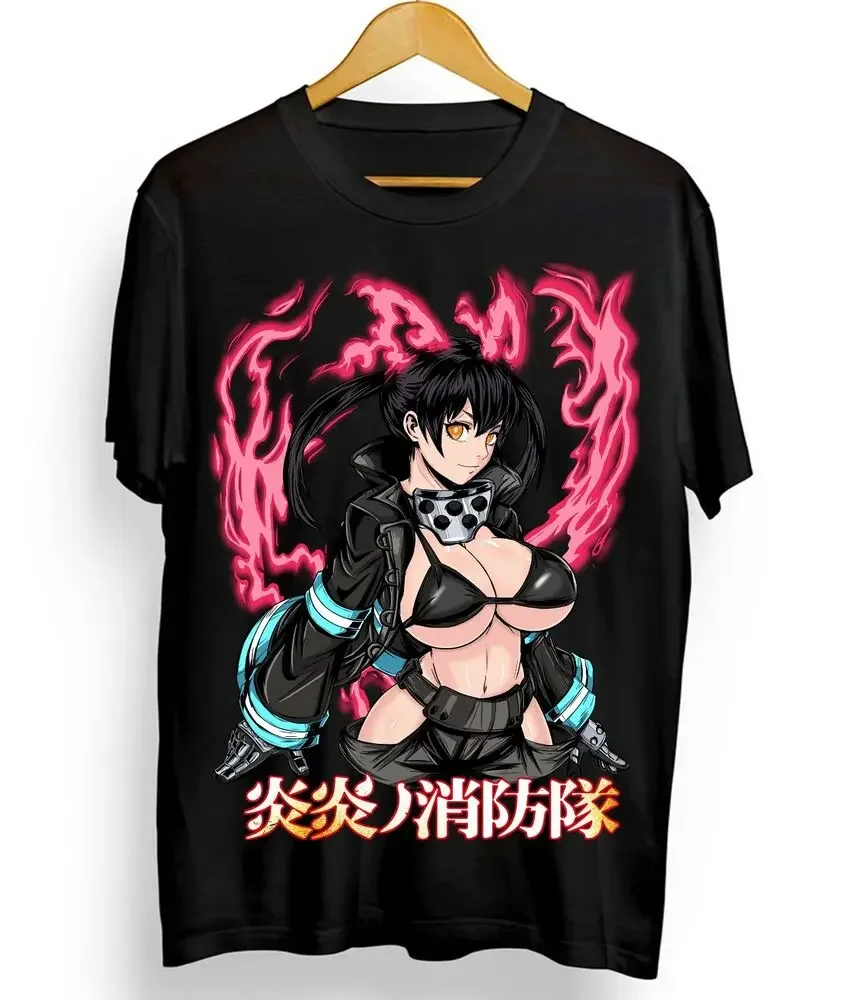 Tamaki T-shirt Shinra Benimaru Fire Force Kawai Waifu Girl Anime Shirt All Size