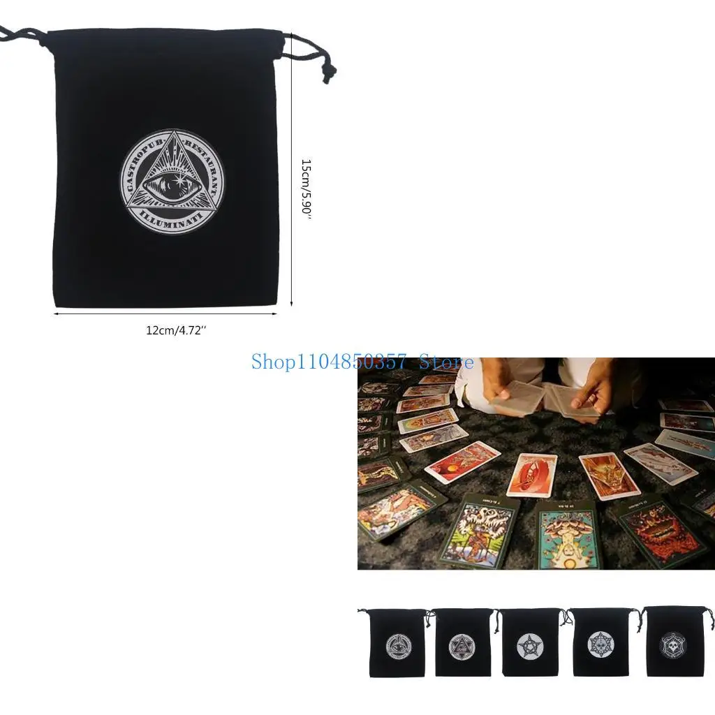 

5ASD гадань маятник гадания табличка с настольной игрой бархатный мешочек таро
