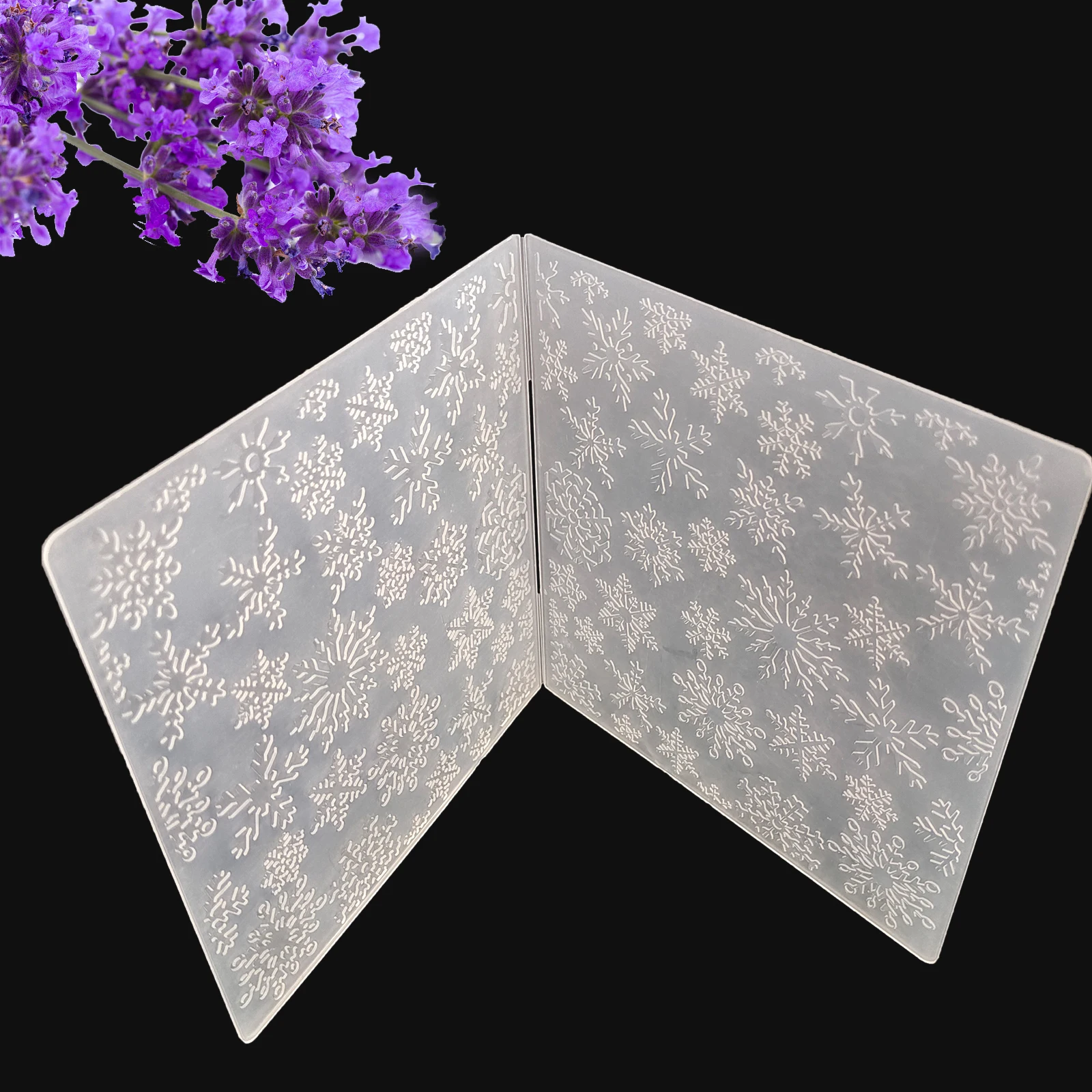 Beautiful Snowflakes Embossing Folder Plastic Plates Design For DIY Paper Card Decoration Embossing Cutting Dies Scrapbooking