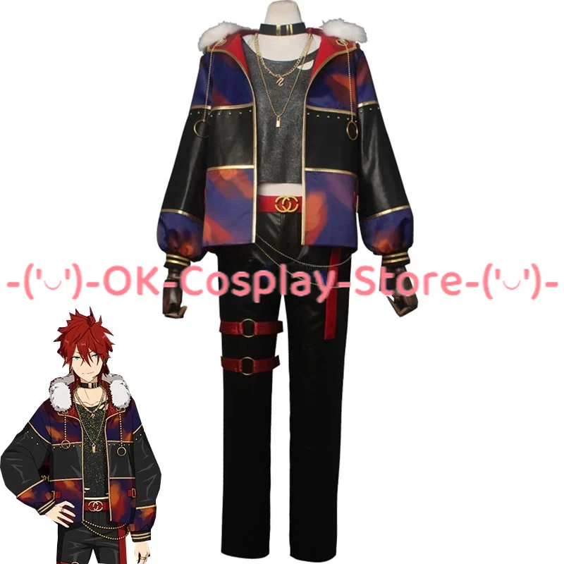 

Game Ensemble Stars Amagi Rinne Cosplay Costume Fancy Party Suit Coat Shirt Pants Halloween Carnival Uniforms Custom Made