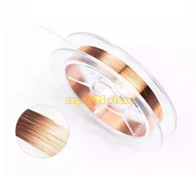

45BE High Conductivity Copper Wire 0.04mm for BGA PCB Phone & Tablet Motherboard Soldering Repair Tool Temporary Line Setups