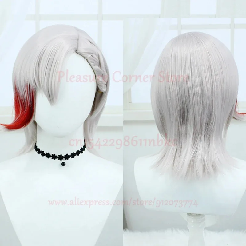 Fontaine Lynette Cosplay Wig Ear Tail Props Genshin Impact Lyney Cosplay Wig Cosplay Wigs Heat Resistant Synthetic Wig