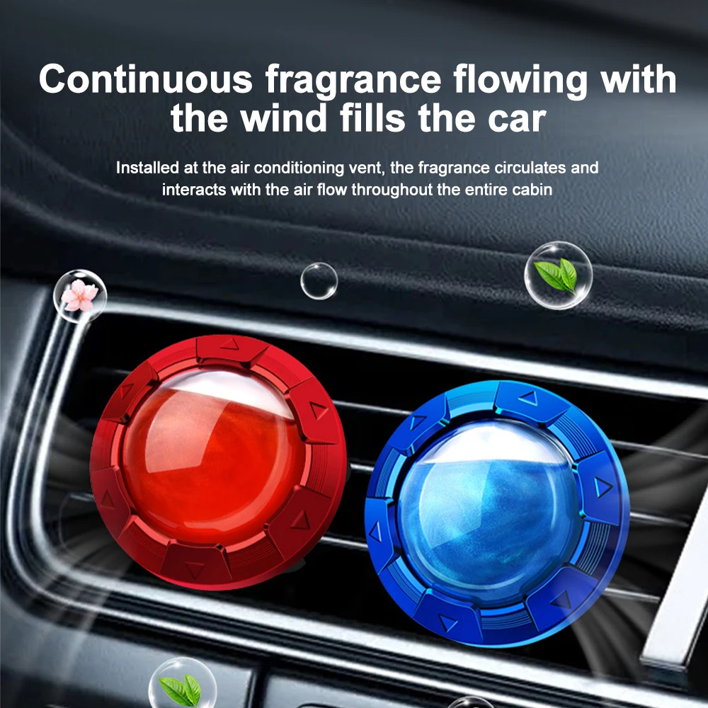 Car Air Fresheners Supertemporal Planet include Perfume Car Vent Air Freshener Rotating Vehicle Diffuser Car Interior Decoration