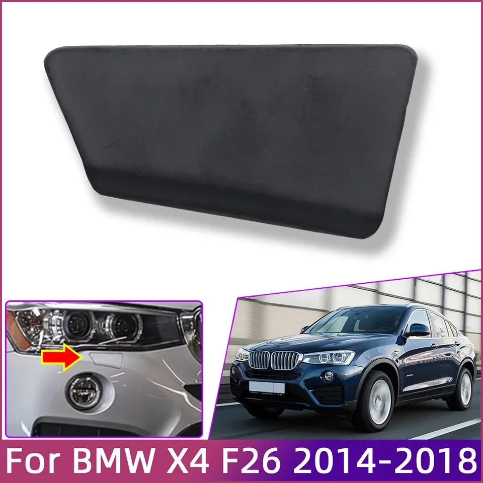 

Car Accessories Front Bumper Headlight Washer Nozzle Cover For BMW X4 F26 2014-2018 Trim Lid Sprayer Shell Cap #51117389892