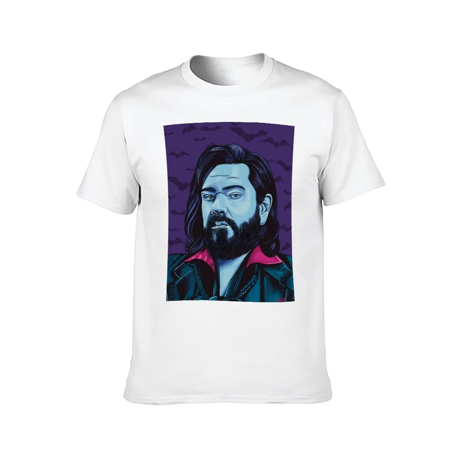 لازلو، ماذا نفعل في الظلال. تي شيرت تي شيرت للرجال تي شيرت قطني أنيمي تي شيرت كبير الحجم