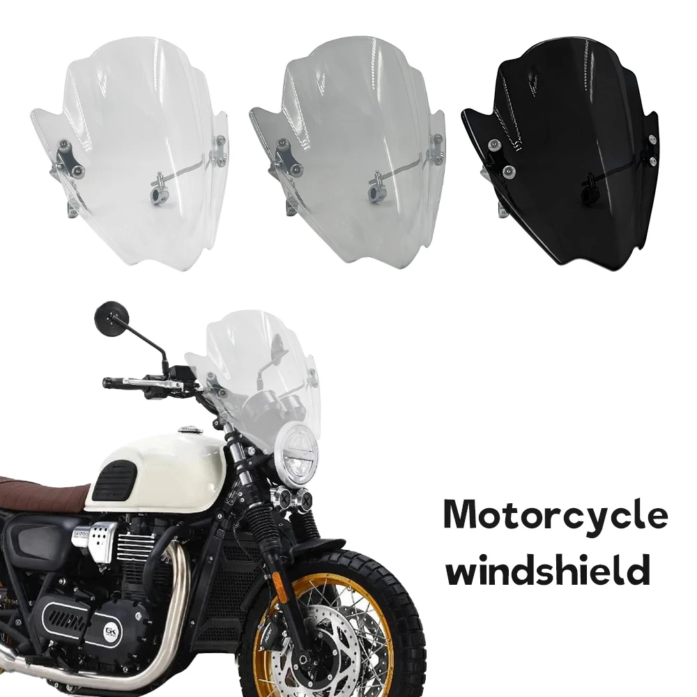 

For High Gold GK1200 GK500 GK400 New Universal Adjustable Windshield Sun Visor Deflector Kit Handlebar tube diameter 22.25.28MM