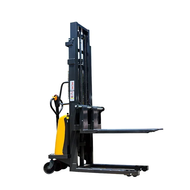 YG Customized Full Electric Forklift 1000kg 1500kg 2000kg, Lifting Height 1.5meters Mini Electric Stacker Forklift Cheap Price
