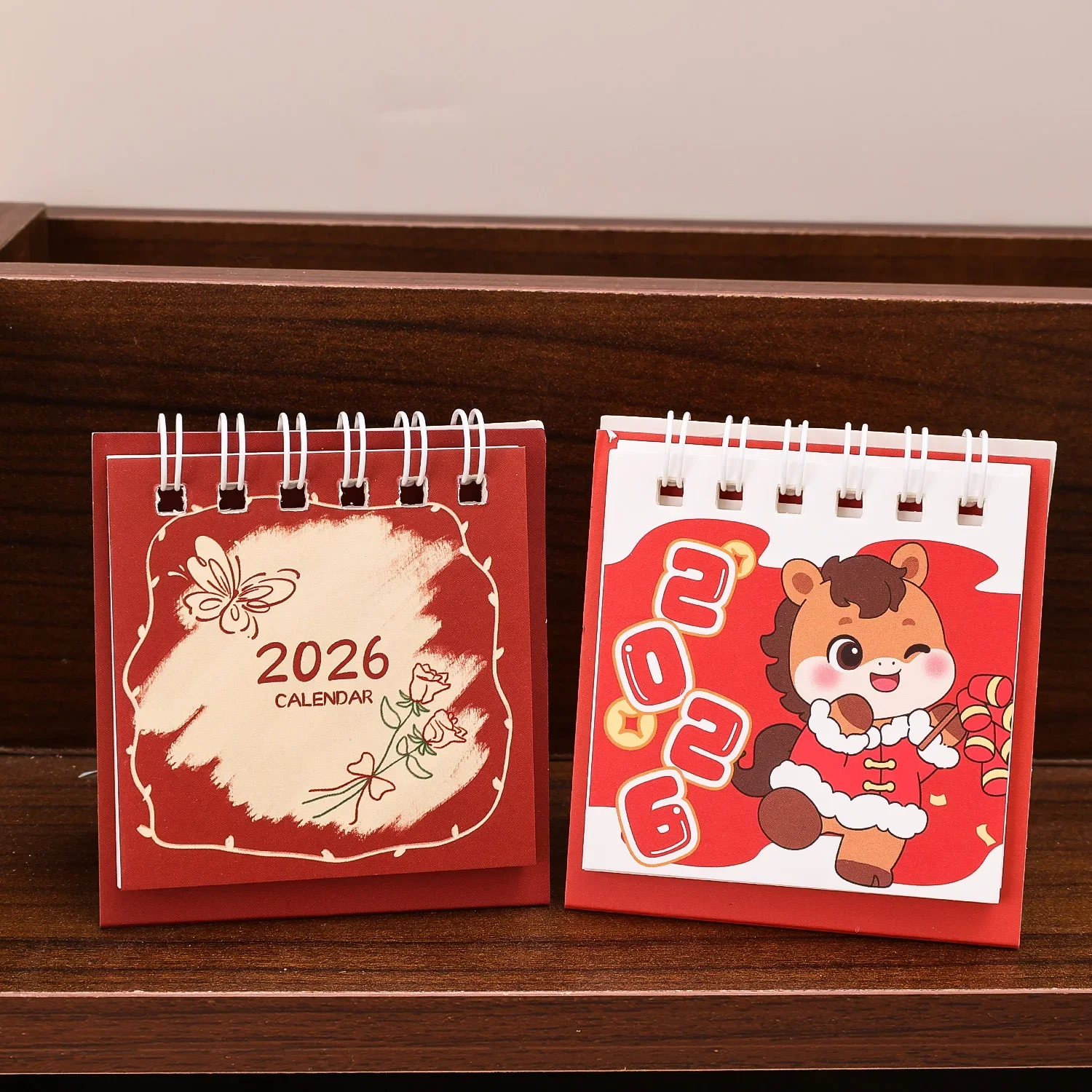 Mini 2026 Desk Calendar Daily Use Cute Decorative Month Table Decoration Student Standing Desktop Calendars Home Office Supplies