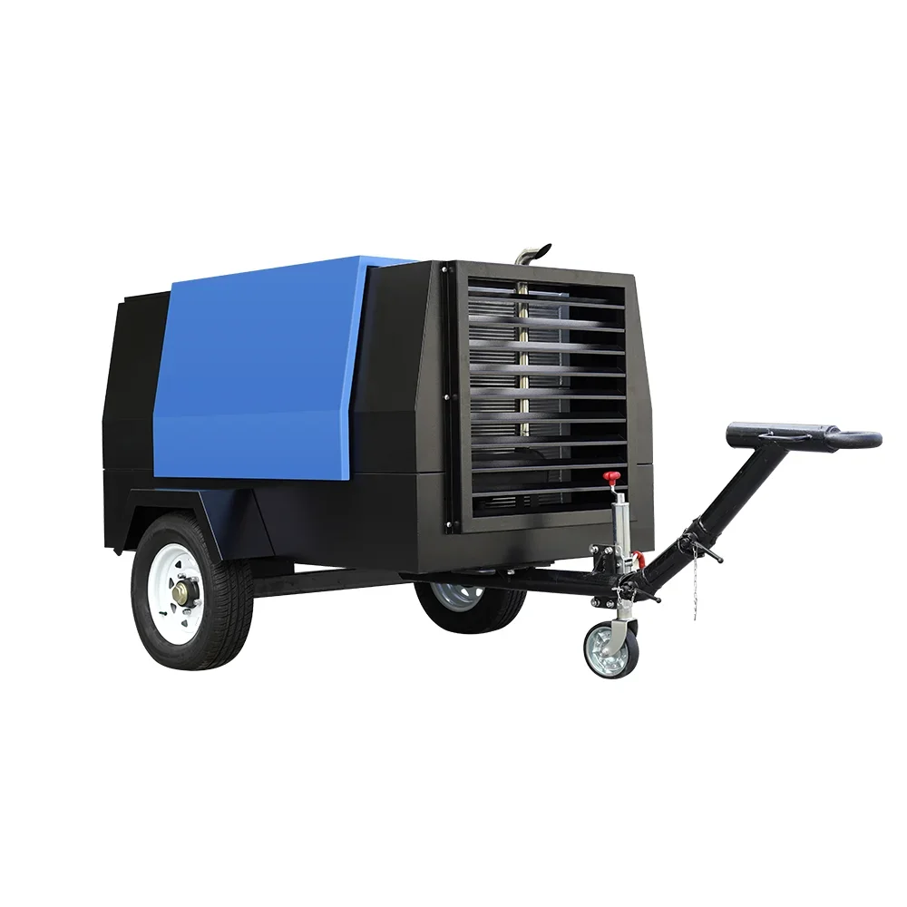 37kw 55kw 60kw Diesel All In One Generator Air Compressor 185 Cfm Air Compressor Diesel Machine Air Compressor