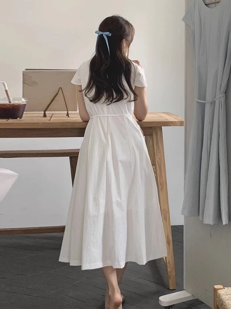 กระโปรงยาวทรงเอเอวสูงสำหรับผู้หญิง รุ่นใหม่ สไตล์เกาหลี ทรงเข้ารูป เหมาะสำหรับใส่ไปทำงานช่วงฤดูร้อน