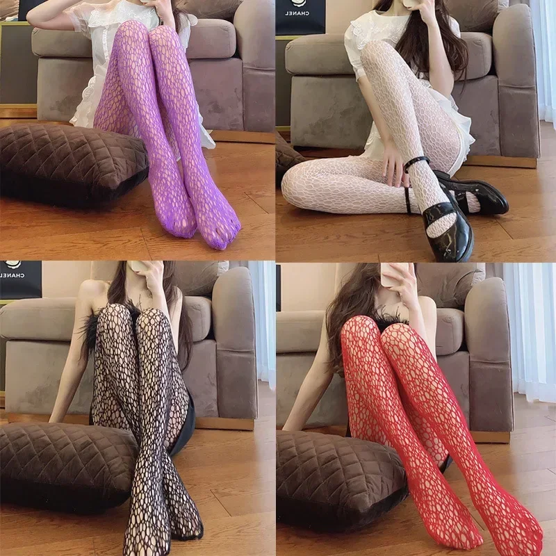 

Fashion Sexy Women Pantyhose Tights Sexy Mesh Fishnet Pantyhose Nylon Irregularity leggings Stocking Female Conjoined Socks