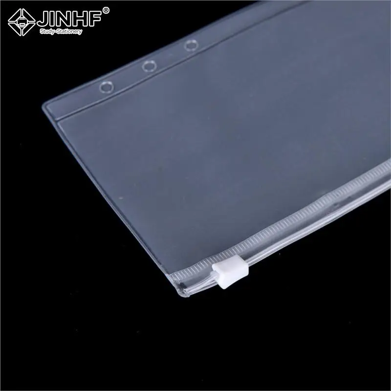 A5/A6 PVC Zip Lock Envelope Binder Refill Organiser Popular untuk 6 Lubang
