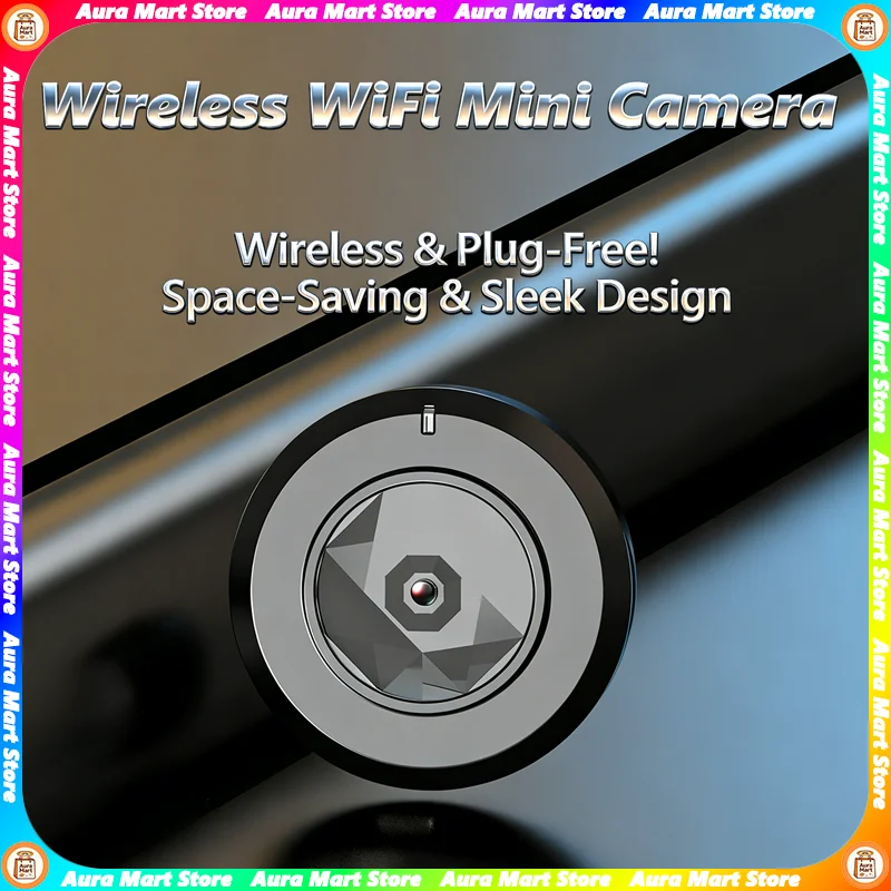 New Wireless 5G WiFi No Need to Plug in or Drill Holes Mini 