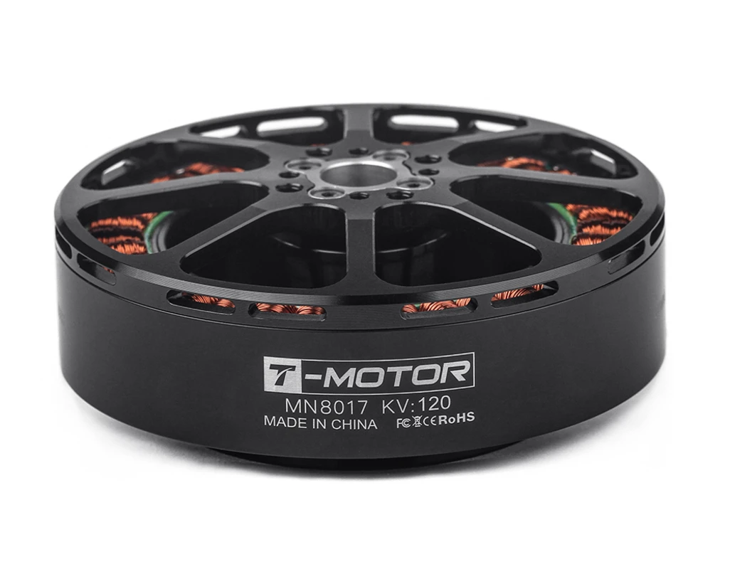 T-MOTOR Antigravity MN8017 KV120: 16.8kg Max Thrust, 37 Power Ratio Ultralight High-Speed BLDC Motor for Drone & UAV