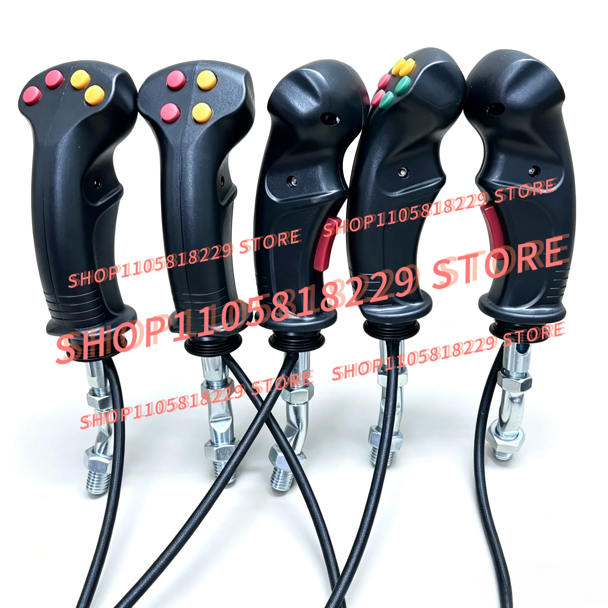 Agricultural Harvester Electric Control  Joystick Handle Glue Gear 4/5/6/7 Button For Excavator Parts Logging Iron Stone Tools