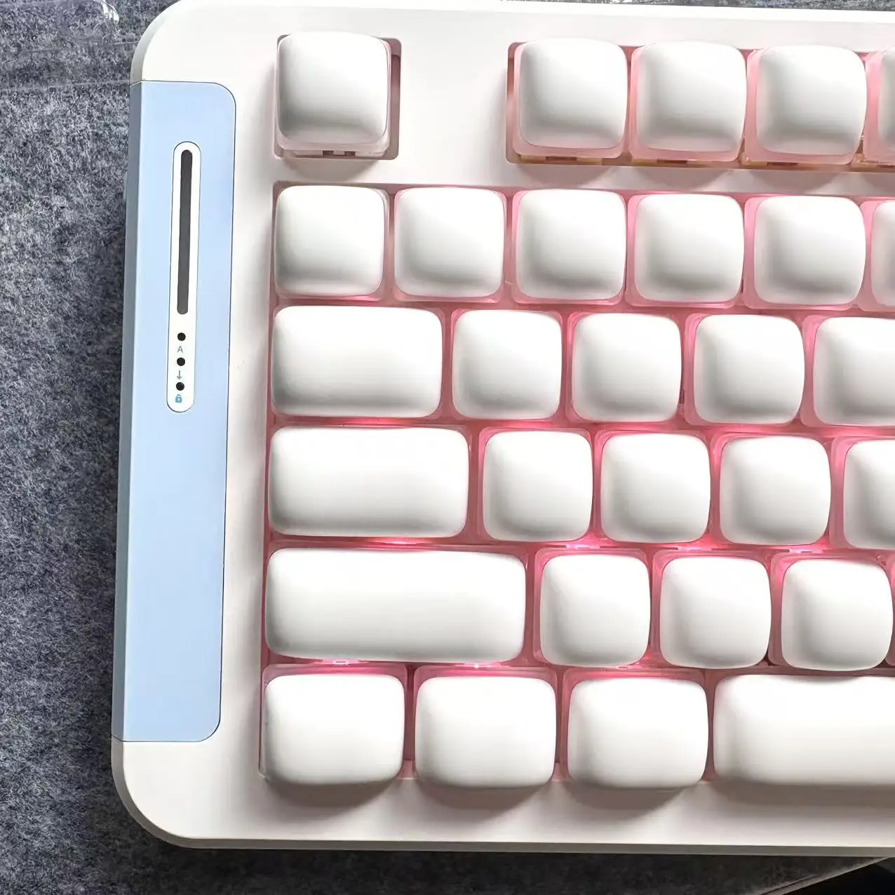 MOG Keycaps 91 Keys Cute Keycaps White PBT Keys for Cute Dye Sublimation Mechanical Keyboard 6.25U for 60 65 68 75 87 - Image 5
