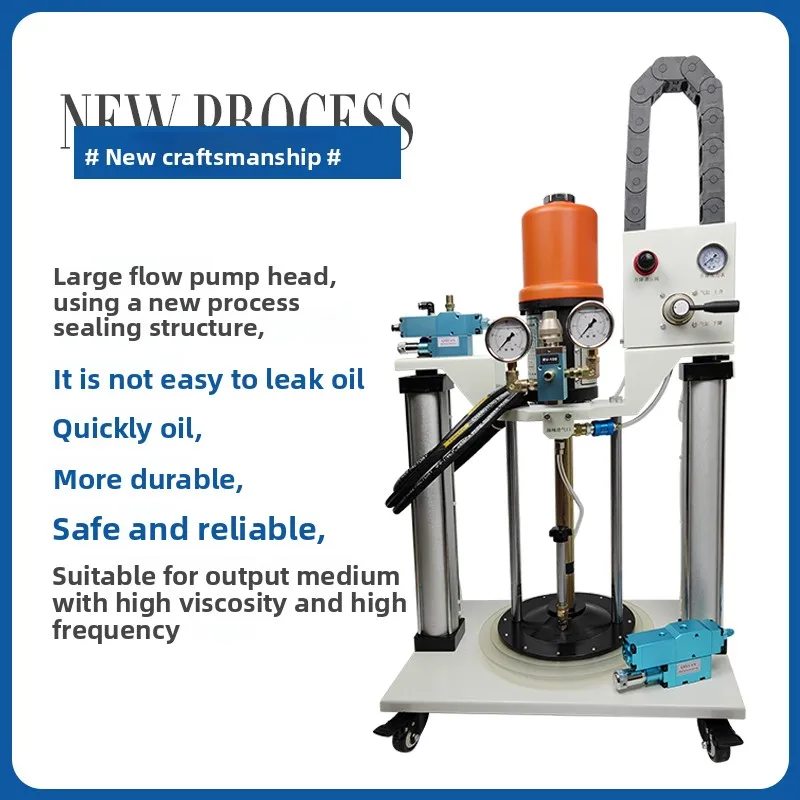 Automatic 220V double column grease filling machine high viscosity liquid grease silicone grease industrial equipment