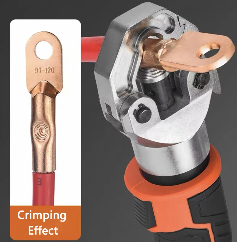 Point-Crimping Type Electric Hydraulic Terminal Crimping Pliers 16-240mm2 Cable Wire Crimping Machine No Mold Replacement