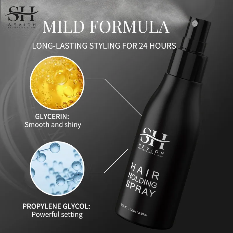 Sevich Hair Hold Spray For Men Hair Building Fiber Applicator Hair Fixing Spray Hair Hold Spray Water Salon Hair Styling Product