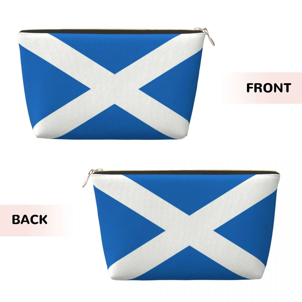 Custom Scotland Flag Cosmetic Bag Women Fashion Big Capacity Makeup Case Beauty Storage Toiletry Bags