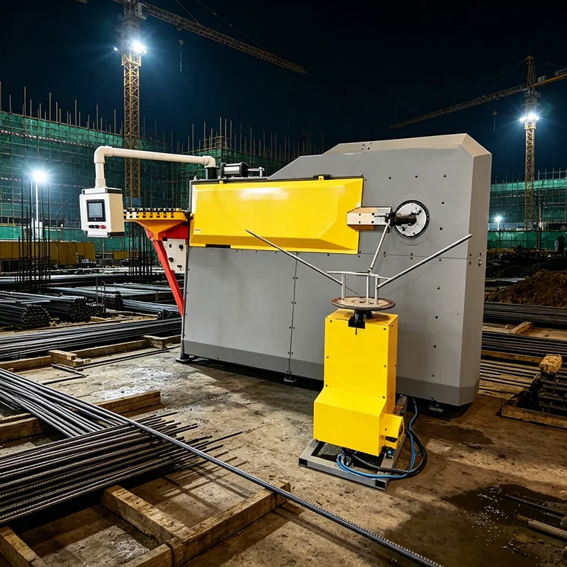Automatic CNC Rebar Bender with 50-120mm Minimum Stirrup Side Length for Small Size Rebar Fabrication