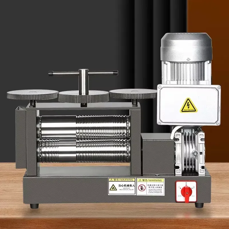 Powerful Ostrich brand 250mm D406A roller 750W rolling mill, used for rolling gold and silver thread, jewelry making tools,