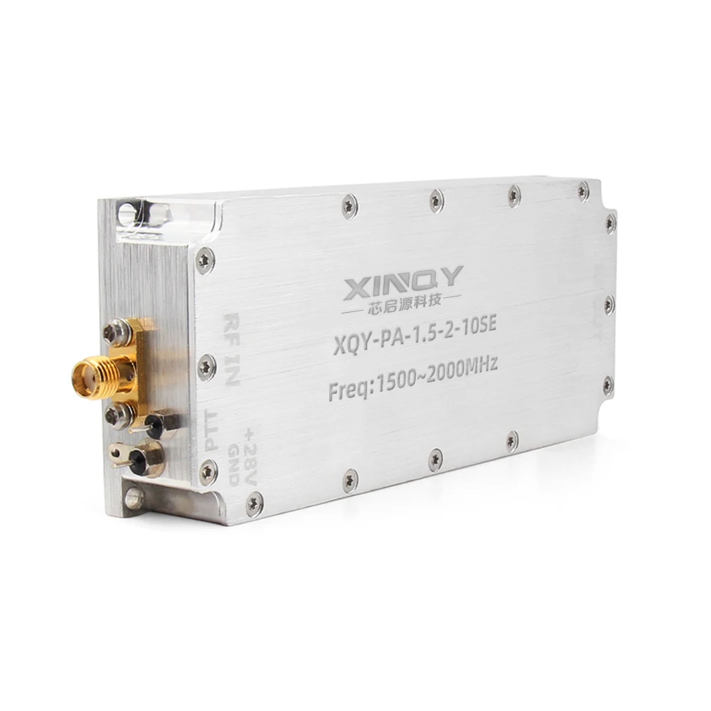 XINQY 10W Amplifier Power 1500MHz~2000MHz Anti-drone Rf Amplifiers 5W SMA-F 50 ohm Rf Power Amplifier Module