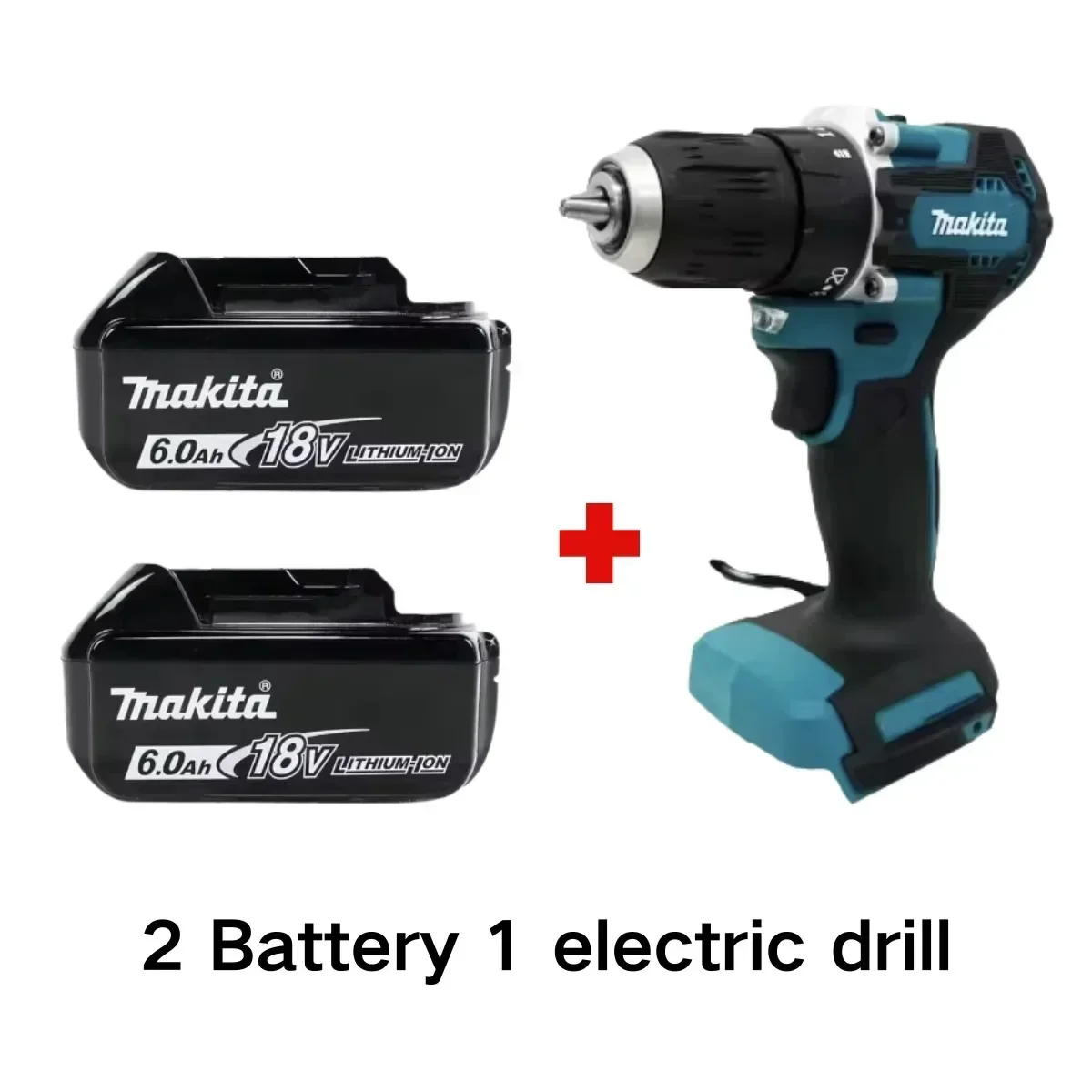 Makita 100% originele DDF487 draadloze boormachine 18V borstelloze elektrische slagschroevendraaier oplaadbaar elektrisch gereedschap
