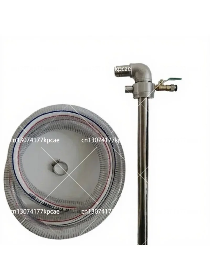 Vacuum Pump Pneumatic Suction Pump 200L Iron Drum Liquid Transfer Industrial Pumping Tool
