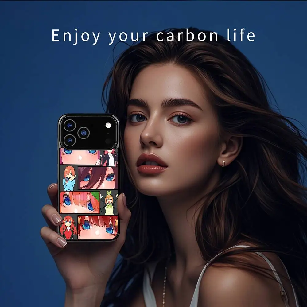 حافظة هاتف خماسية لطيفة Q-Quintessential لهاتف آيفون 17 16 15 14 13 12 11 Pro Max Mini Plus مرآة صلبة Funda #4