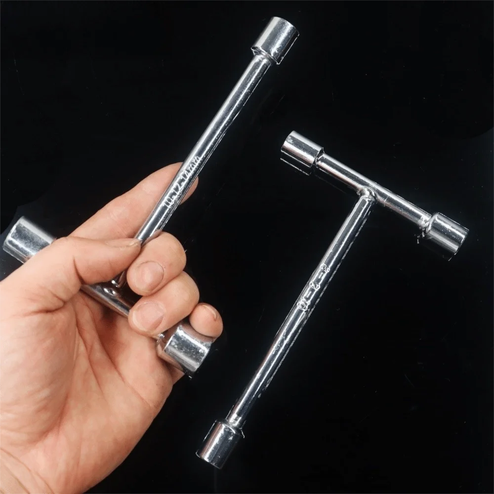 Durable 3-Way Socket Wrench Triple Head T Handle T Type Hex Nut Driver Hand Repair Tool Hex Socket Hand Tool Car