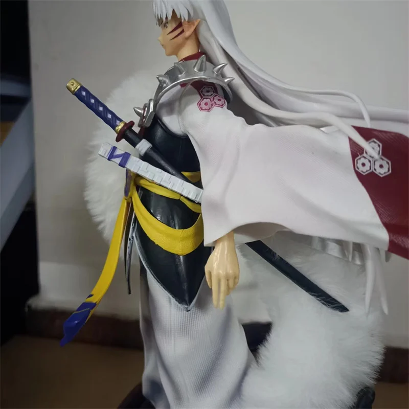 

28cm Inuyasha Sesshomaru Phoenix Era Tree Statue Anime Action Figure Collectible Model for Desktop Decoration Gift