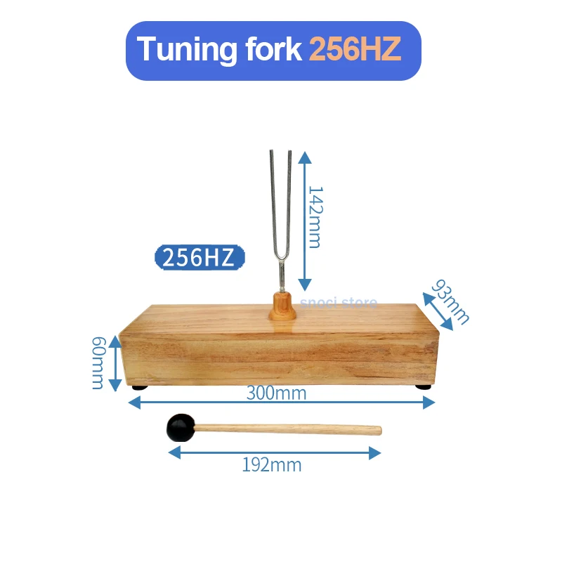 Imagem -06 - Tuning Fork Acoustics Grupo Tuning Fork com Mallet Testes Auditivos Meditação Ressonância Ensino 512hz 440hz 256hz 512hz