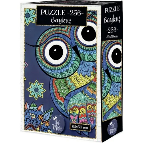 Bimoda 256 Piece Jigsaw Puzzle Set Educational Owl