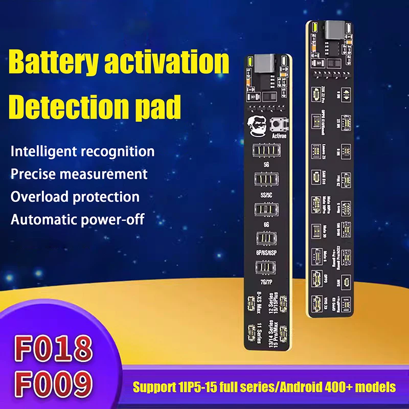 Ativar Bateria Machinery, Placa De Detecção De Carregamento Rápido para Telemóveis, Painel Ativo, F018, F009