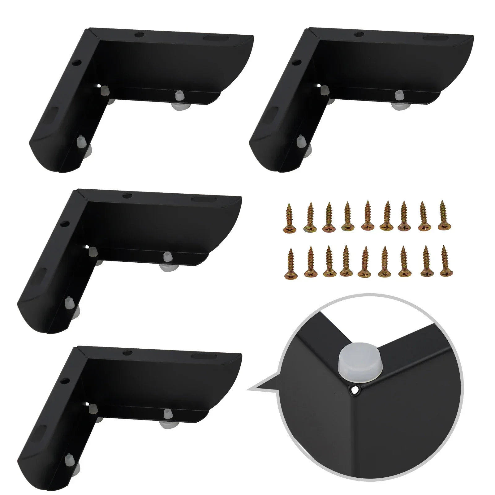 Practical Metal Sofa Legs Support Leg Hardware Heavy-duty Metal Material Novel Design 2-In-1 Furniture Leg Bedside Table