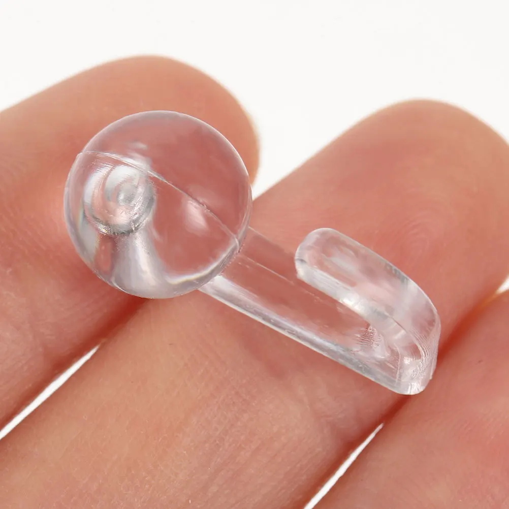 

100Pcs Push Pin Clothes Hanger Hooks Plastic Heads Thumb Tacks for Office Home Bulletin Boards Decorative Multi Function