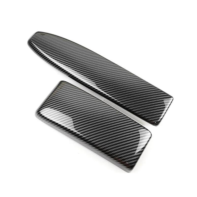 ABS Carbon Fiber Style Car Accessories Center Control Armrest Box Trim Cover For Mercedes Benz C E GLK Class W204 W212 X204 LHD
