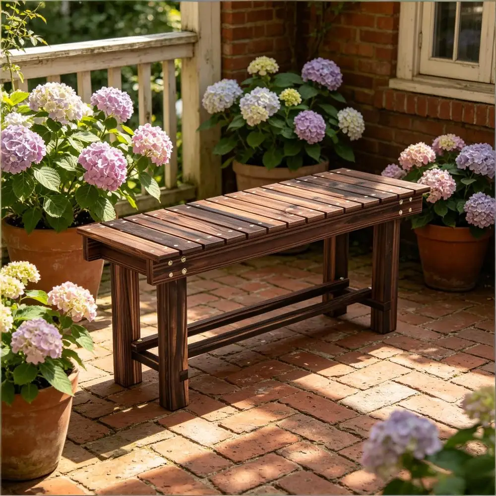 

Modern Bench,Garden Bench,Patio Bench,Porch Bench,Shared Seating for Two