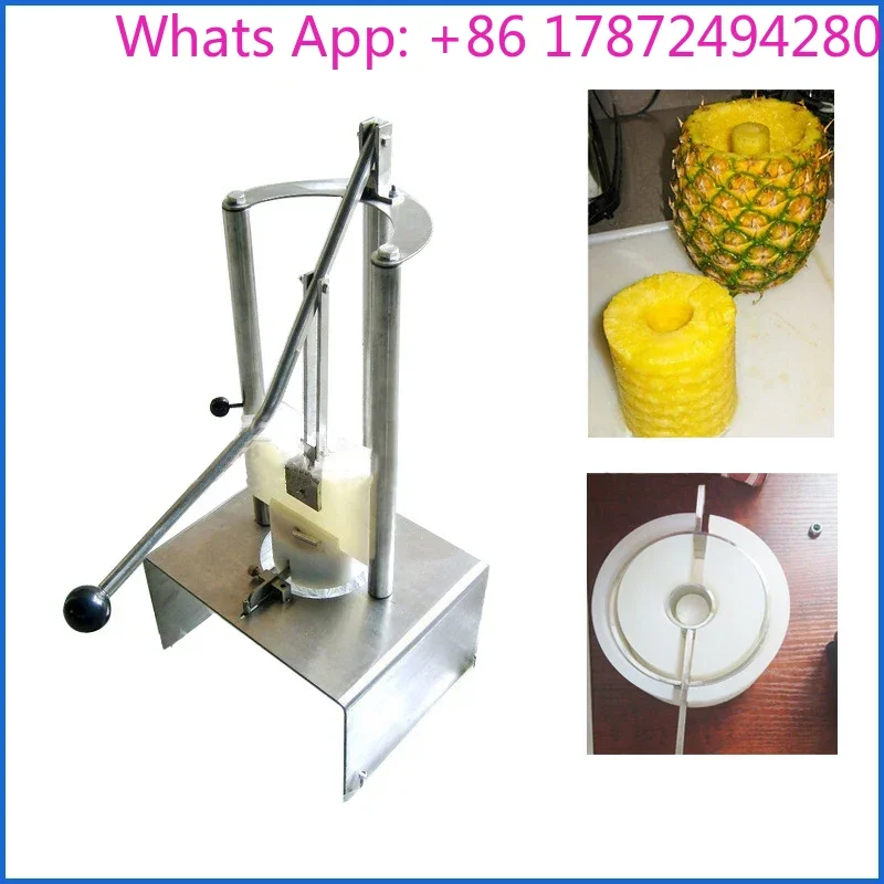 304 stainless steel Manual stainless steel pineapple peeling and coring machine HXP-1 Fruit peeling and coring machine